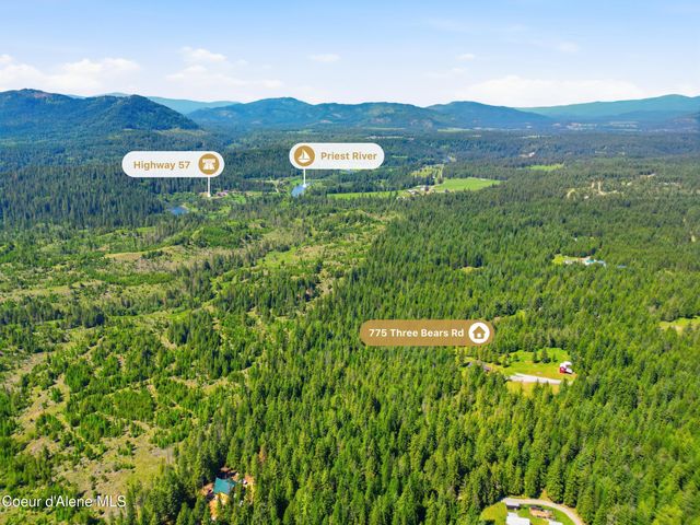 775 Three Bears RD, Priest River, ID 83856