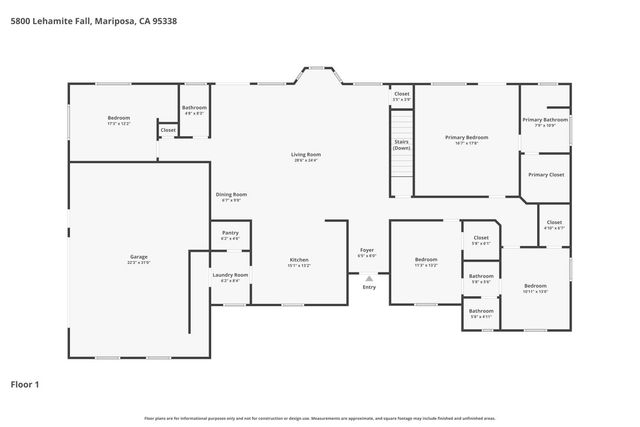 5800 Lehamite Fall Road, Mariposa, CA 95338