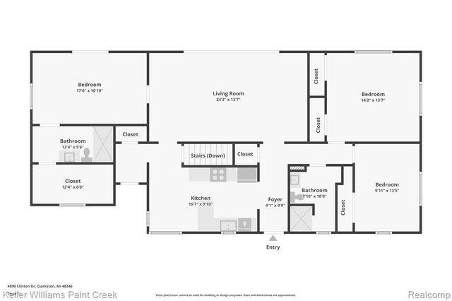 4890 Clinton Drive, Clarkston, MI 48346