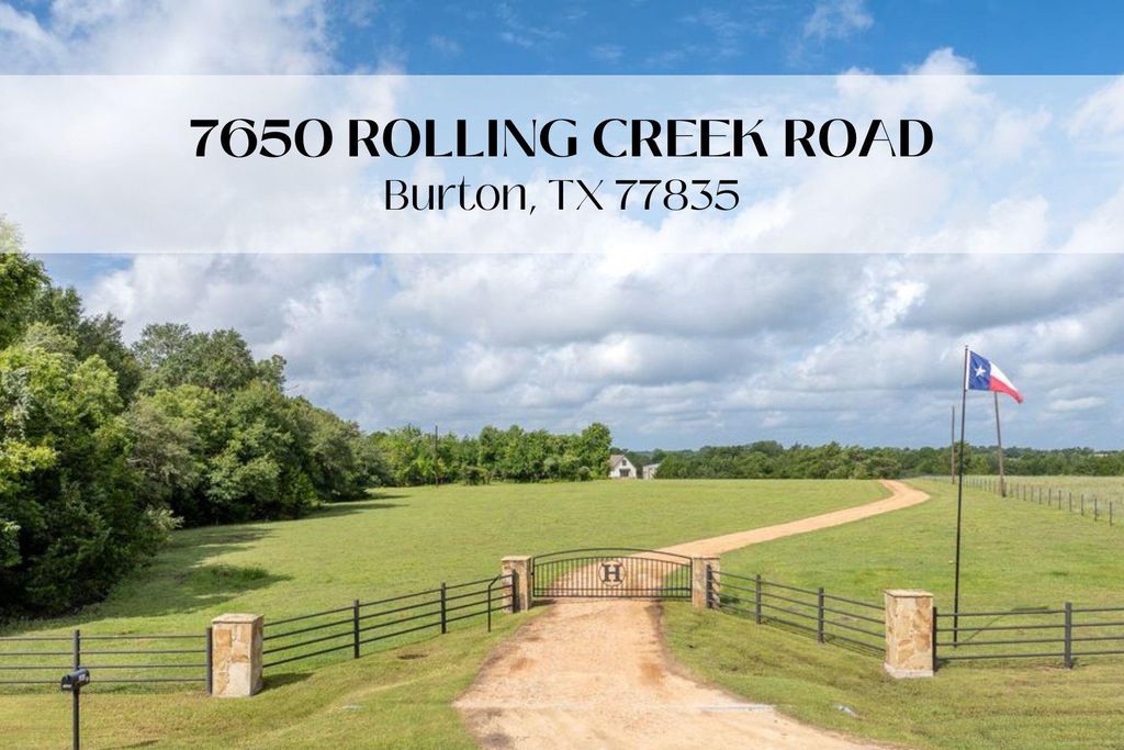 7650 Rolling Creek Road, Burton, TX 77835