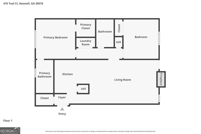 476 Teal Court, Roswell, GA 30076