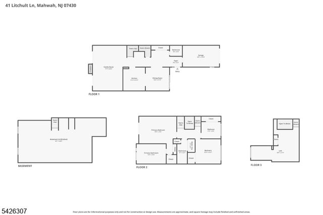 41 Litchult Ln, Mahwah Twp., NJ 07430