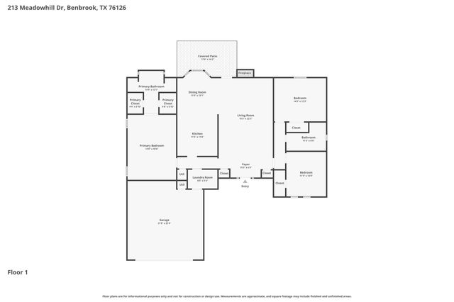 213 Meadowhill Drive, Benbrook, TX 76126