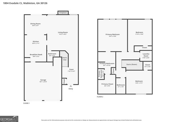 1804 Evadale Court 1, Mableton, GA 30126