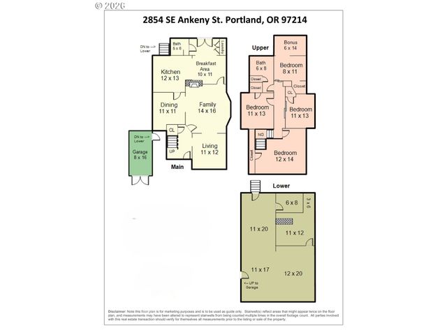 2854 Se ANKENY St, Portland, OR 97214