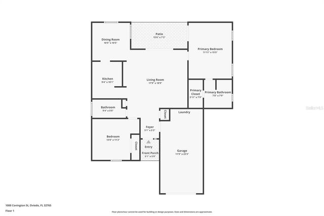 1000 COVINGTON STREET, Oviedo, FL 32765