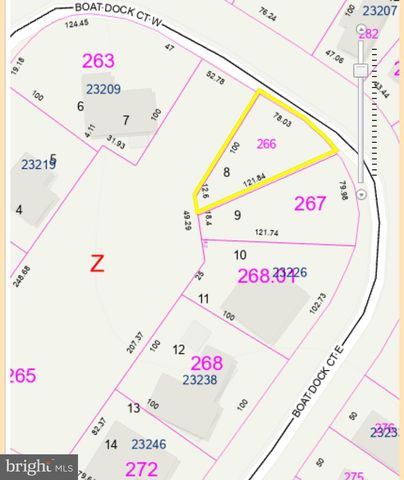 234-11.20-266.00 LOT BOAT DOCK CT, Lewes, DE 19966