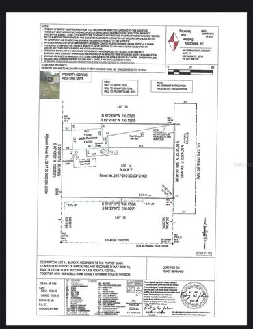 43535 DIXIE DRIVE, Paisley, FL 32767
