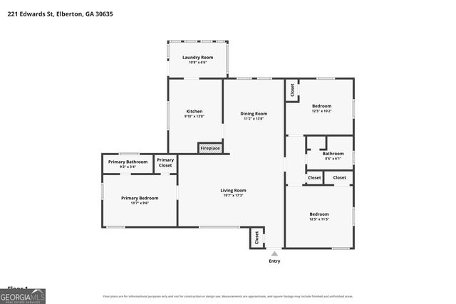 221 Edwards Street, Elberton, GA 30635