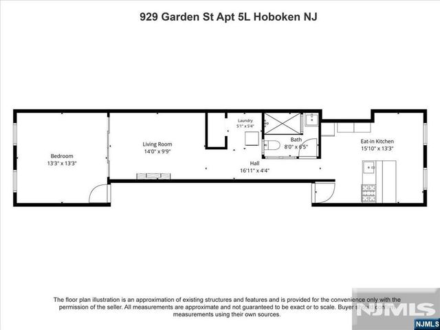 929 Garden Street 5L, Hoboken, NJ 07030
