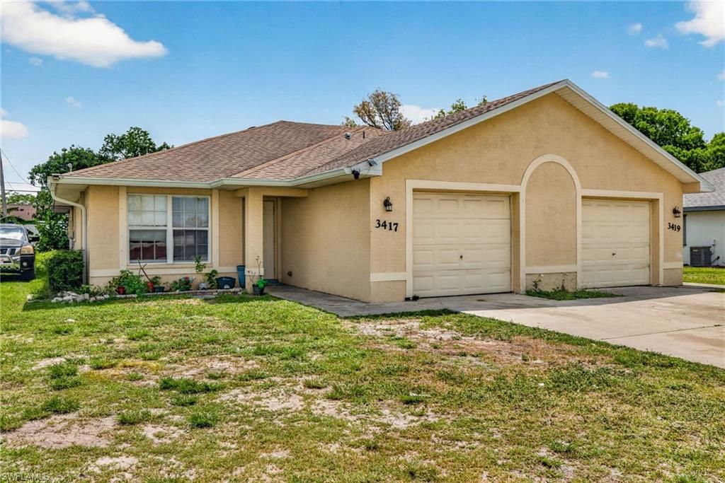 3417/3419 Skyline BLVD, CAPE CORAL, FL 33914 — exterior