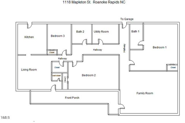1118 Mapleton Street, Roanoke Rapids, NC 27870