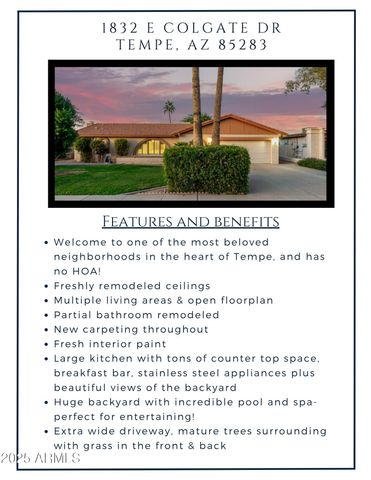 1832 E COLGATE Drive, Tempe, AZ 85283