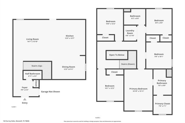 142 SURREY OAKS, Maxwell, TX 78656