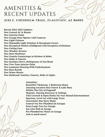2155 E CHISHOLM Trail, Flagstaff, AZ 86005