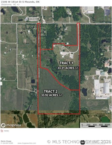 2106 W 181st Street S, Mounds, OK 74047
