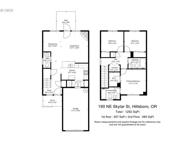 190 Ne SKYLAR St, Hillsboro, OR 97124