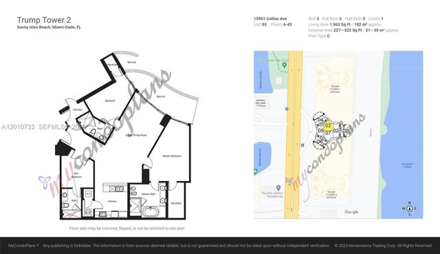 15901 Collins Ave 1203, Sunny Isles Beach, FL 33160