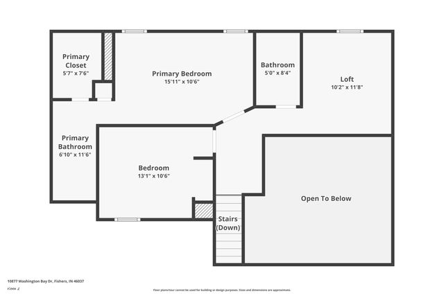 10877 Washington Bay Drive, Fishers, IN 46037