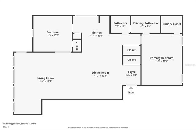 1128 W PEPPERTREE LANE 111, Sarasota, FL 34242