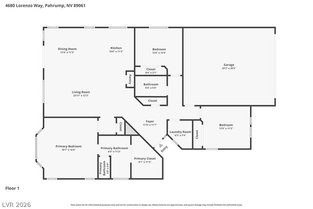 4680 Lorenzo Way, Pahrump, NV 89061