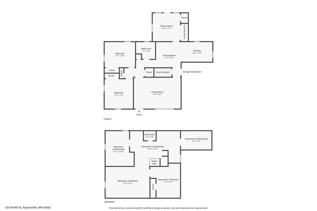 523 W Mill Street, Paynesville, MN 56362