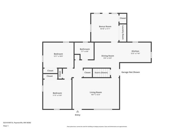 523 W Mill Street, Paynesville, MN 56362