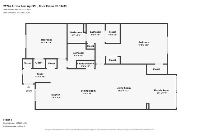 21726 ARRIBA REAL 35H, Boca Raton, FL 33433