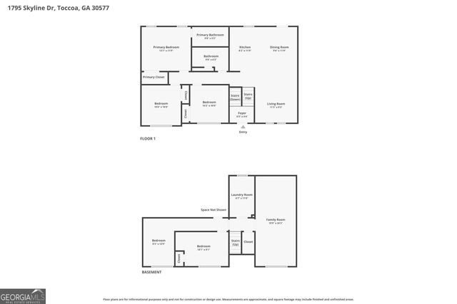 1795 Skyline Drive, Toccoa, GA 30577
