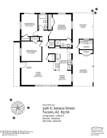 3581 E Seneca Street, Tucson, AZ 85716