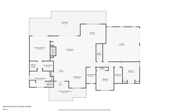 655 Mountainside Drive, Cleveland, GA 30528