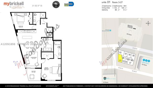 31 SE 6th St 1101, Miami, FL 33131