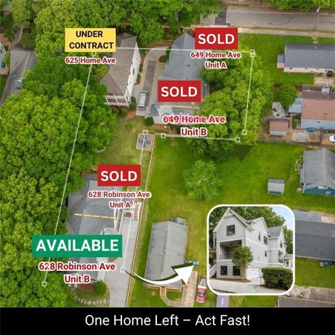 628 Robinson SE Avenue B, Atlanta, GA 30312