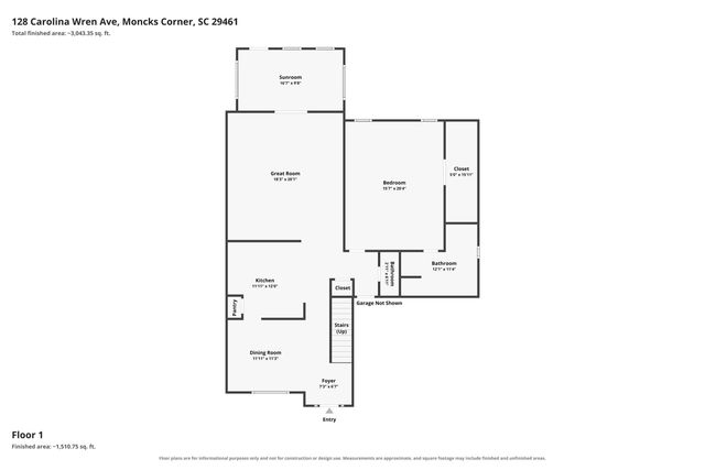 128 Carolina Wren Avenue, Moncks Corner, SC 29461