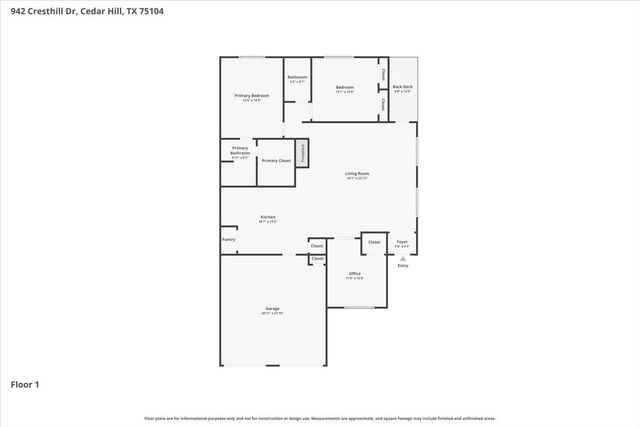 942 Cresthill Drive 20, Cedar Hill, TX 75104
