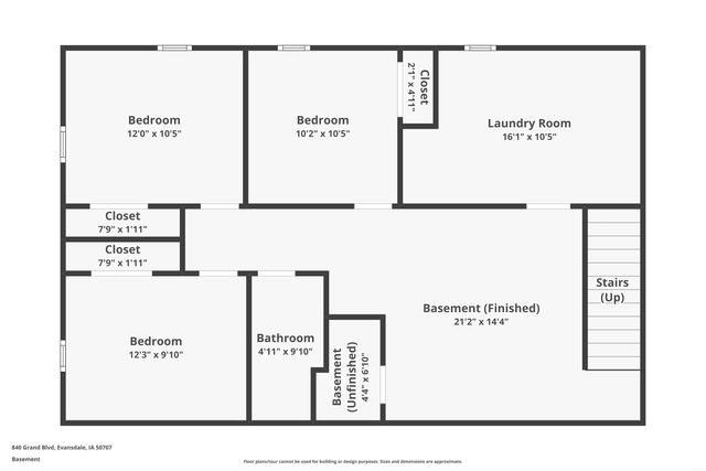 840 Grand Blvd, Evansdale, IA 50707