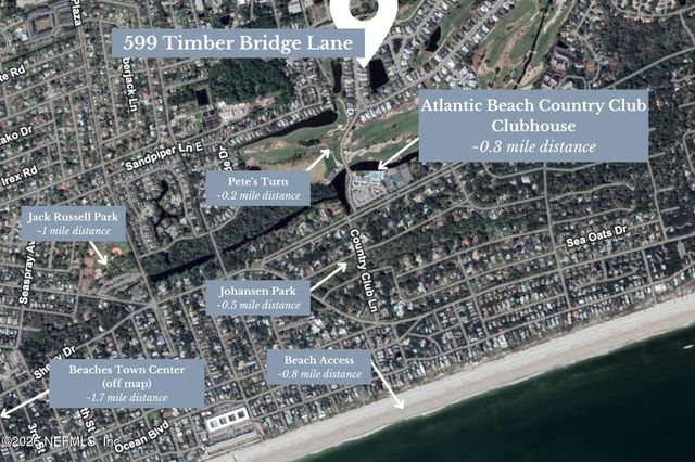 599 TIMBER BRIDGE Lane, Atlantic Beach, FL 32233