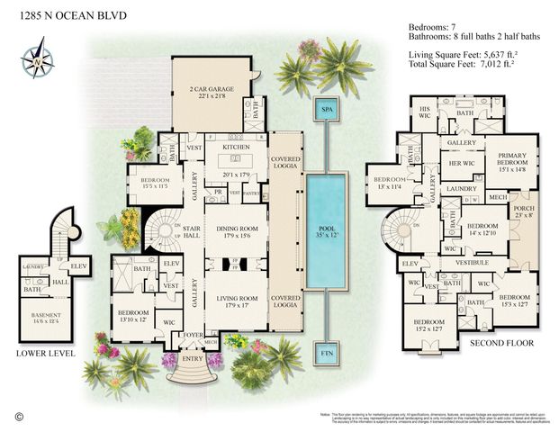 1285 N Ocean Boulevard, Palm Beach, FL 33480