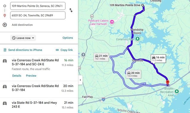 109 Martins Pointe Drive, Seneca, SC 29678