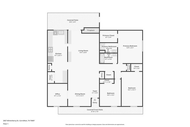2927 Winterberry Drive, Carrollton, TX 75007