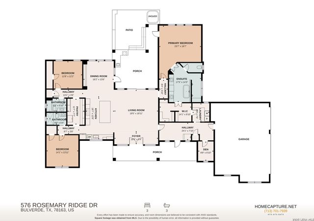576 ROSEMARY RIDGE DR, Bulverde, TX 78163