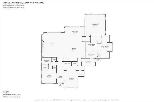 1484 Le Chesnay Drive, Centerton, AR 72719