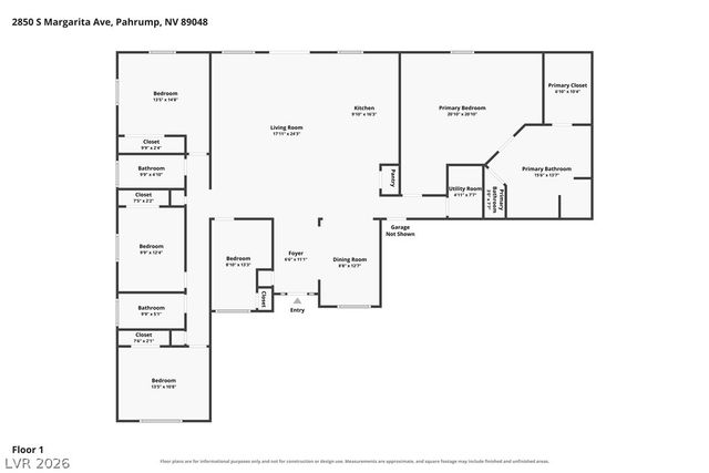 2850 South Margarita Avenue, Pahrump, NV 89048