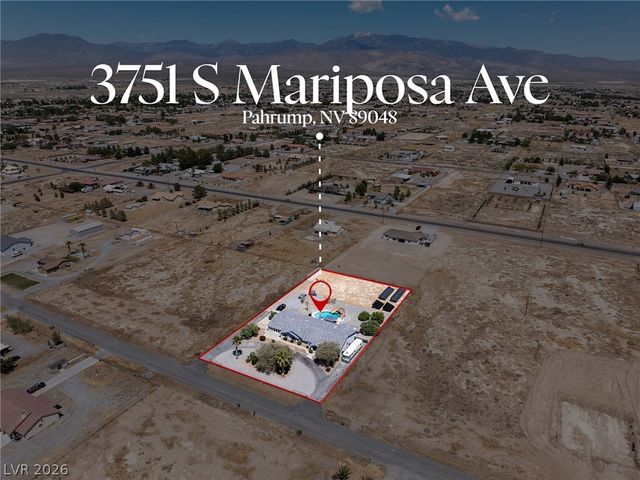 3751 South Mariposa Avenue, Pahrump, NV 89048