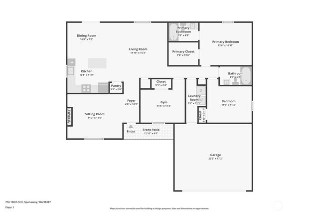 716 E 190th, Spanaway, WA 98387