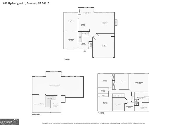 616 Hydrangea Lane, Bremen, GA 30110