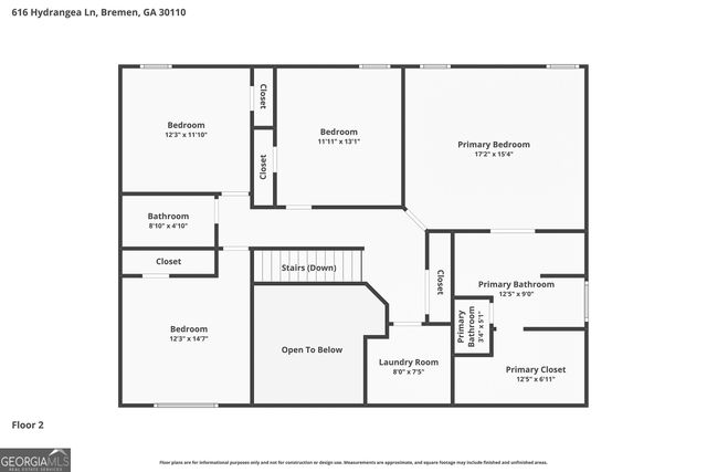 616 Hydrangea Lane, Bremen, GA 30110