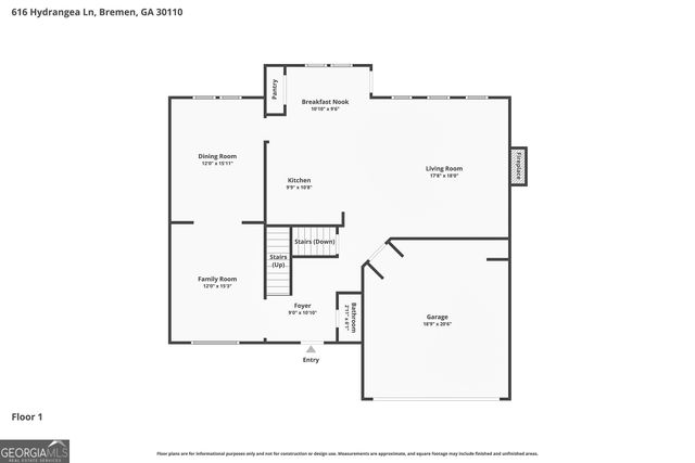 616 Hydrangea Lane, Bremen, GA 30110