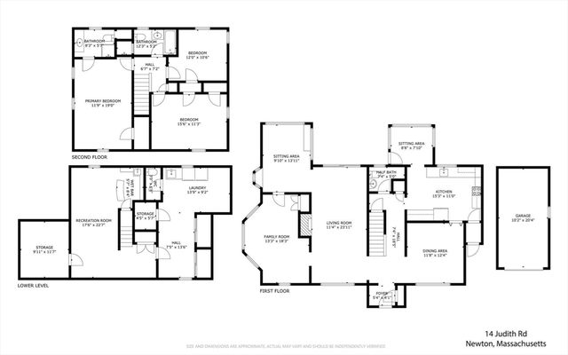 14 Judith Rd, Newton, MA 02459