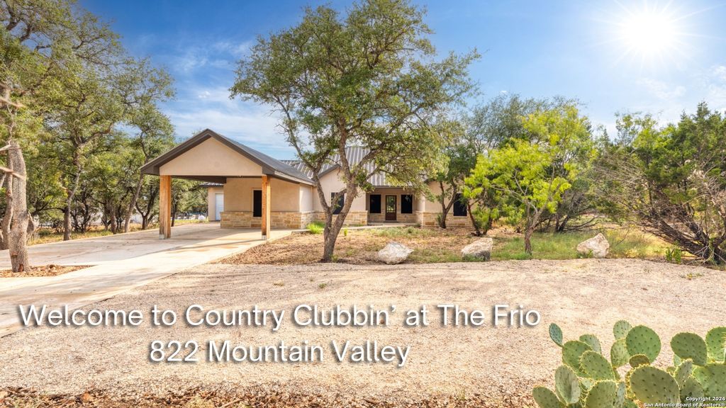 822 Mountain Valley, Concan, TX 78838